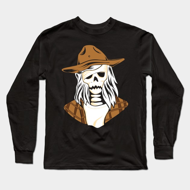 Dead Carl Long Sleeve T-Shirt by gastaocared